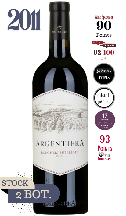 ARGENTIERA BOLGHERI SUPERIORE DOC, 2011
