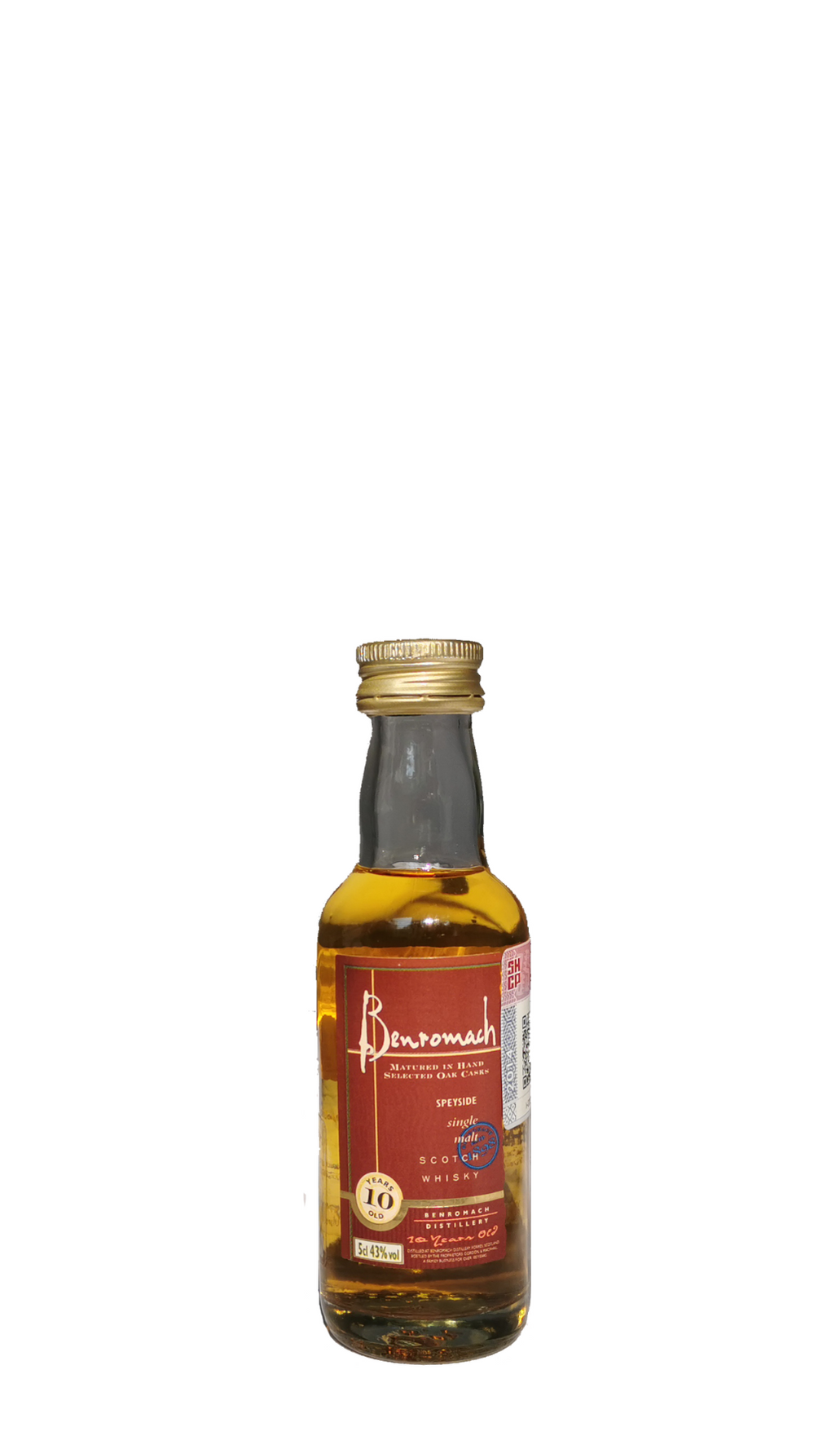 Benromach Classic Speyside 10YO, Formato 50 ML - Venta de Vinos Selectos Europeos | Terra & Mondo