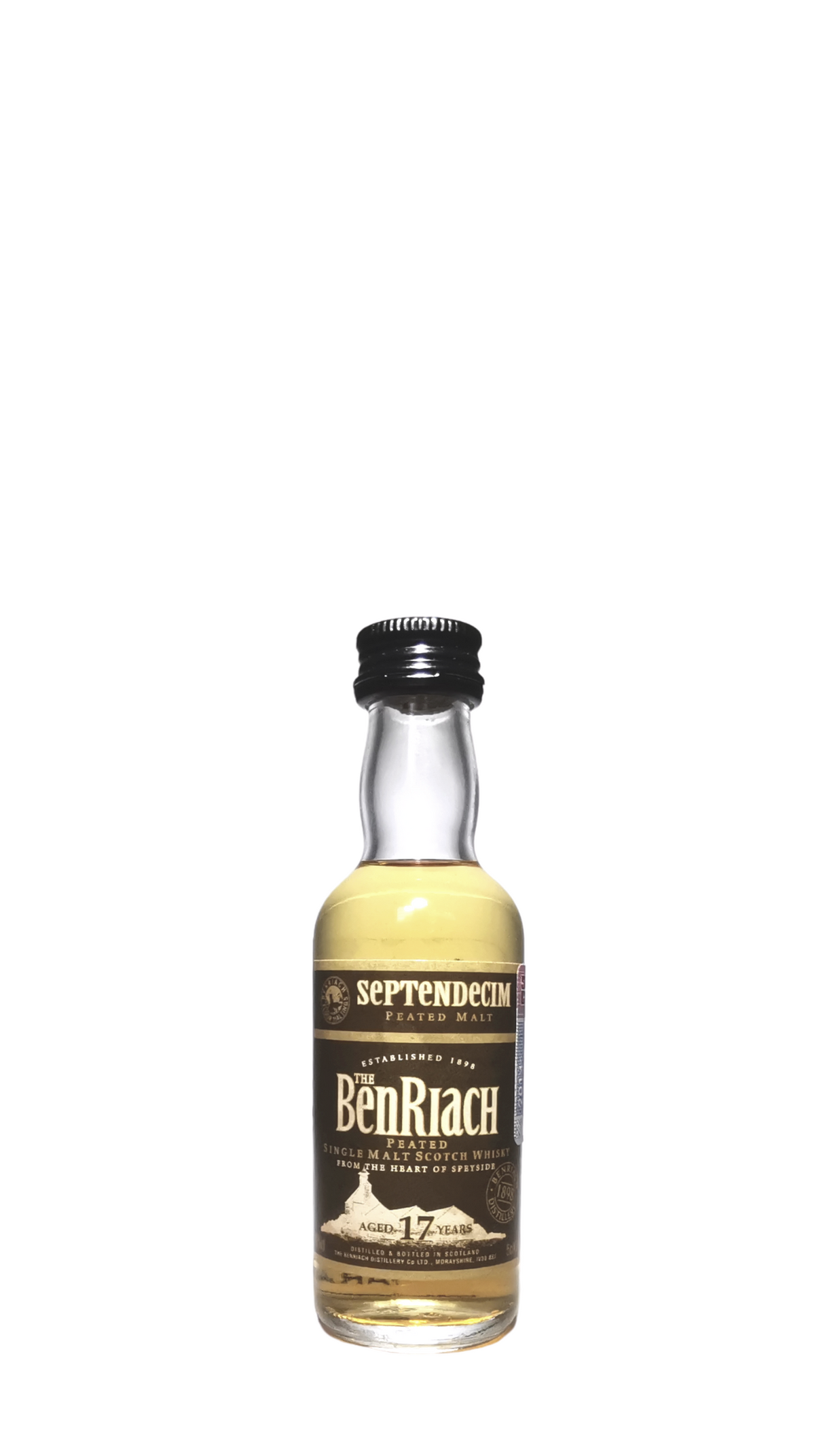 Benriach 17 YO ”SEPTENDECIM”, Formato 50 ML - Venta de Vinos Selectos Europeos | Terra & Mondo