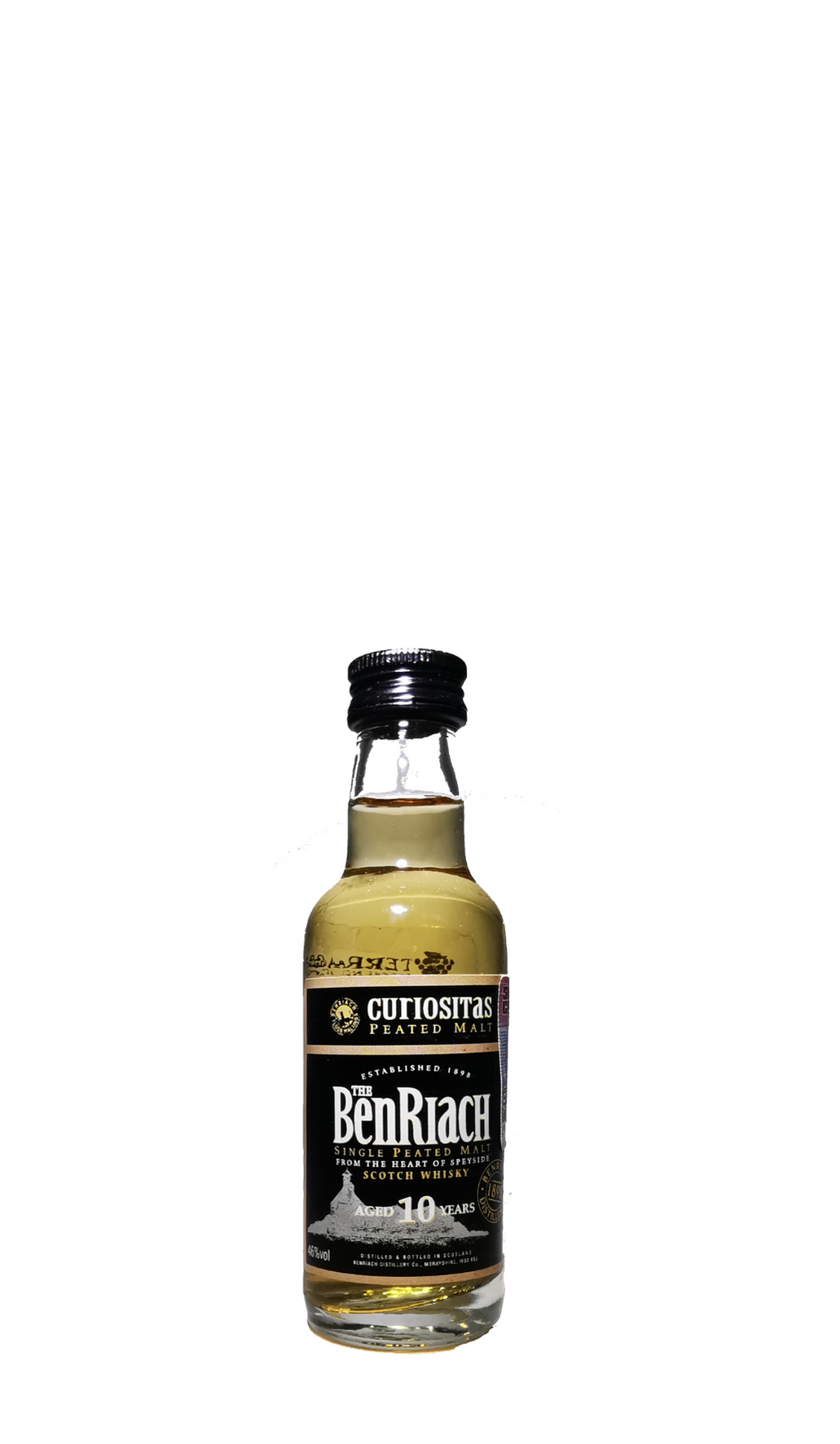 Benriach 10 Years “CURIOSITAS“, Formato 50 ML - Venta de Vinos Selectos Europeos | Terra & Mondo