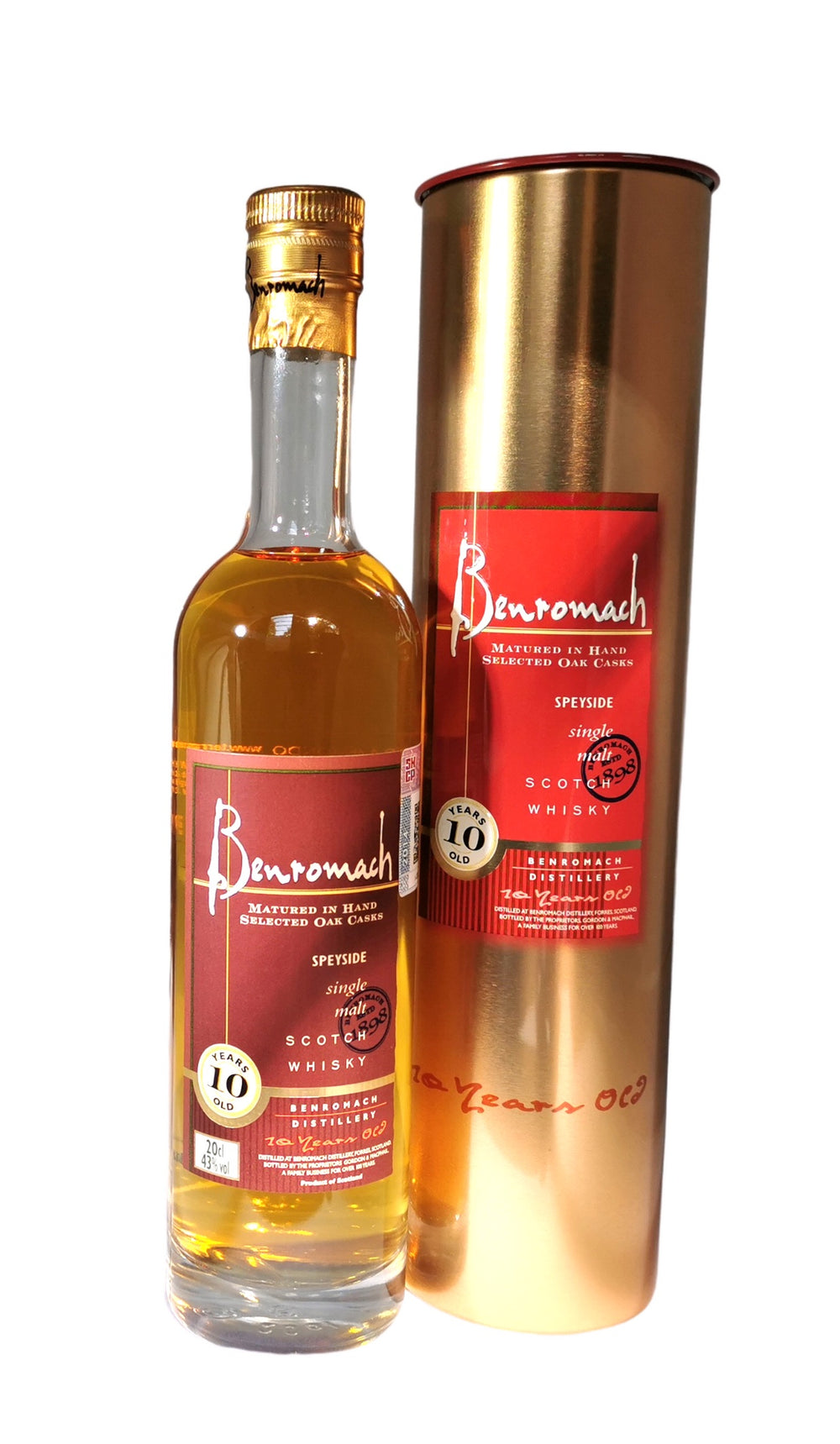 BENROMACH CLASSIC SPEYSIDE 10YO - 200 ML